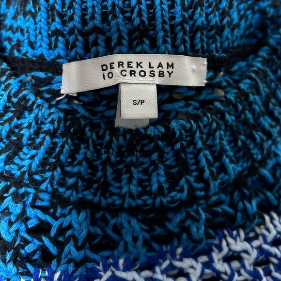 Derek Lam 10 Crosby Colorblock Gradient Crewneck Sweater - Picture 7 of 9